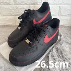 【新品未使用】 NIKE エア フォース1 ブラック 26.5㎝ 天然皮革