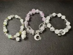 ビーズブレスレットセット 3本