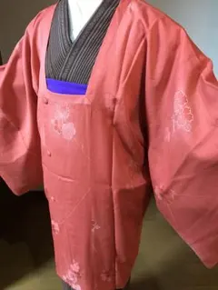 道行コート　やまと誂製❗️朱系　桜❤️