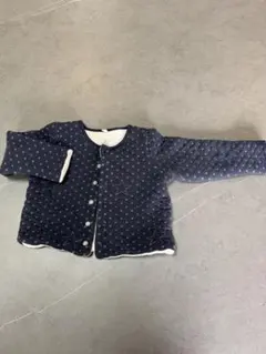 美品⭐︎ネイビー 星柄 カーディガン 18m