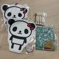 291【まとめ売り】ループタオル　エプロン　スプーン　パンダ　子供