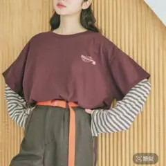 niko and... ルーズレイヤーグラフィックTシャツ