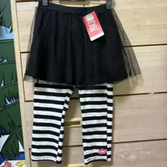 新品　BABY DOLL チュールスカート付き七分レギンス 140cm