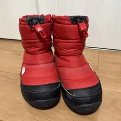 THE NORTH FACE 子ども用ブーツ レッド