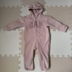 GAP フード付きロンパース ピンク