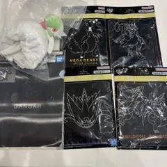 一番くじ ポケモン メガシンカ ぬいぐるみ クリアファイル ハンドタオル セット
