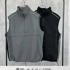 コラボ商品　penさん　ナイロンベスト　ドロスト　低身長　SP