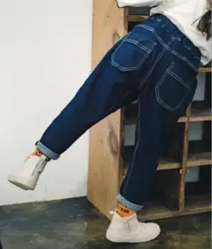 branshes ガーデナーテーパードデニムパンツ