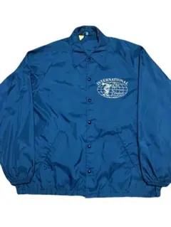 60s USA製 Champion コーチジャケット ネイビー ランタグ