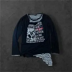 美品】ウィムガゼット 24AW フットボールロングTシャツ バーガンディ F