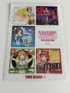 五等分の花嫁 特典 ポストカード