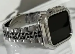 cms★アップルウォッチバンド　ステンレスベルト　Apple Watchカバー
