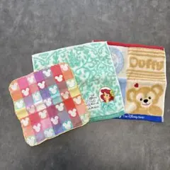 ミッキーマウス アリエル　ダッフィー　タオルセット 3枚組