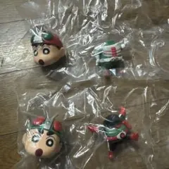 クレヨンしんちゃん 仮面ライダー コラボ ガチャ フィギュア