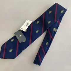 ポロ ネクタイ ネイビー ストライプ　ラルフローレン