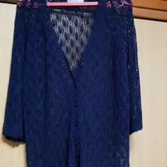 ①Crocheted by Handカーディガン　M
