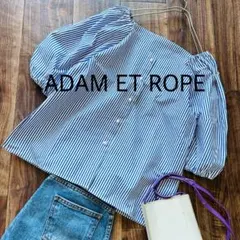 ADAM ET ROPE' 美品 スクエアネックバルーンスリーブブラウス