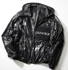 DUVETICA デュベティカ ブラック ロゴ オーバーナイロンジャケット 44