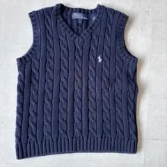 Polo by Ralph Lauren ケーブル編みベスト
