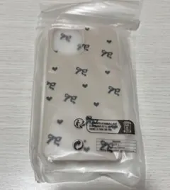 iPhone用リボンハートソフトケースiPhone12