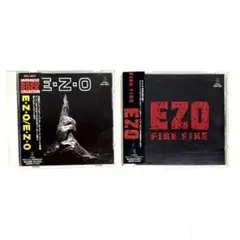 帯付EZO EZO FIRE FIRE CD2枚セット フラットバッカー