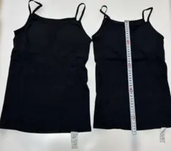 ブラックキャミソール2枚セット　 サイズ150センチ
