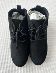 神戸レタス スエード風デザートシューズ ブラック M