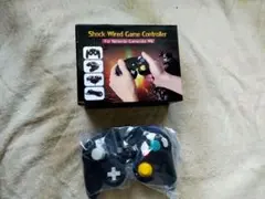 GameCube 互換 有線コントローラー ブラック 新品