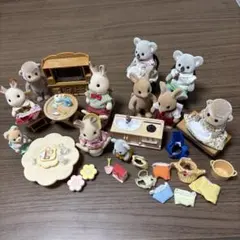 シルバニアファミリー 人形と家具セット
