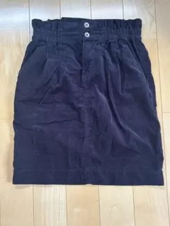 Wcloset コーデュロイ タイトスカート ネイビーのサムネイル