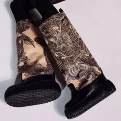 SOFTMACHINE YELLO FANG LONG BOOTS DRAGON