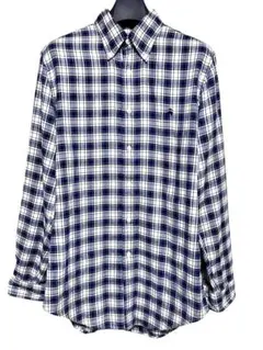 匿名発送　美品　ブルックスブラザーズ　チェックボタンダウンシャツ　サイズM相当