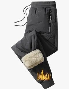 厚手真起毛防水パンツ グレー XSサイズ