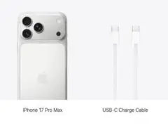 新品未開封 香港版iPhone 17 Pro Max 256 USB-Cケーブル