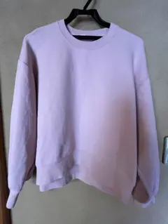 GU ダブルフェイスプルオーバー　ライトピンク