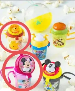 ディズニー　カプセルトイ　ポップコーンバケット　プーさん　ミニーのサムネイル