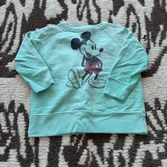 デニムダンガリー ミッキートレーナー