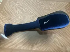 Nike ヘッドカバー ネイビー　モフモフベルベット　レトロナイキ