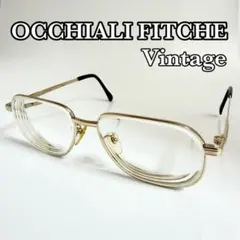 ヴィンテージ OCCHIALI FITCHE チタン製メガネ 514