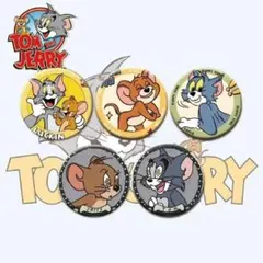 トムとジェリー 缶バッジ 5個セット