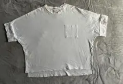 RETRO GIRL半袖Tシャツ ホワイト M ポケット付き