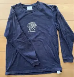 Acoustic 長袖Tシャツ、インディアンロゴ ネイビー Mのサムネイル