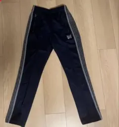 確実正規品Needles トラックパンツ　ネイビー/グレー　ナロー　サイズ XS 確実正規品Needles トラックパンツ ネイビー/グレー ナロー サイズ XS