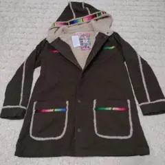 未使用品タグ付TITICACA フリース内張り モッズコート M