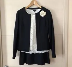 【連休限定お値下げ】NOLLEY'S ノーカラースーツ　濃紺