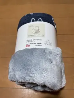ユニクロ　ウィニー・ザ・プー フリースリバーシブルブランケット 134x80cm