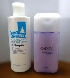 シーブリーズ 全身薬用ローション & ギャッツビー薬用アクネケアウォーターのサムネイル