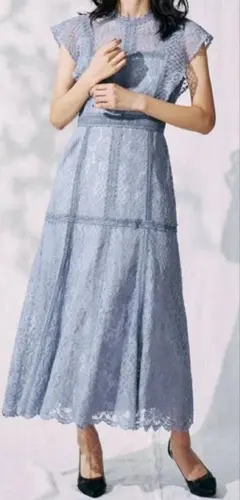 【新品未使用】MERCURYDUO レースハイネックドレス