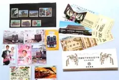 天皇在五十年 阪急記念乗車券 &プリカ 阪急/宝ジェンヌ &記念切手 汽車/鉄道のサムネイル