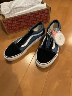 VANS OLD SKOOL ネイビー ブラック スニーカー